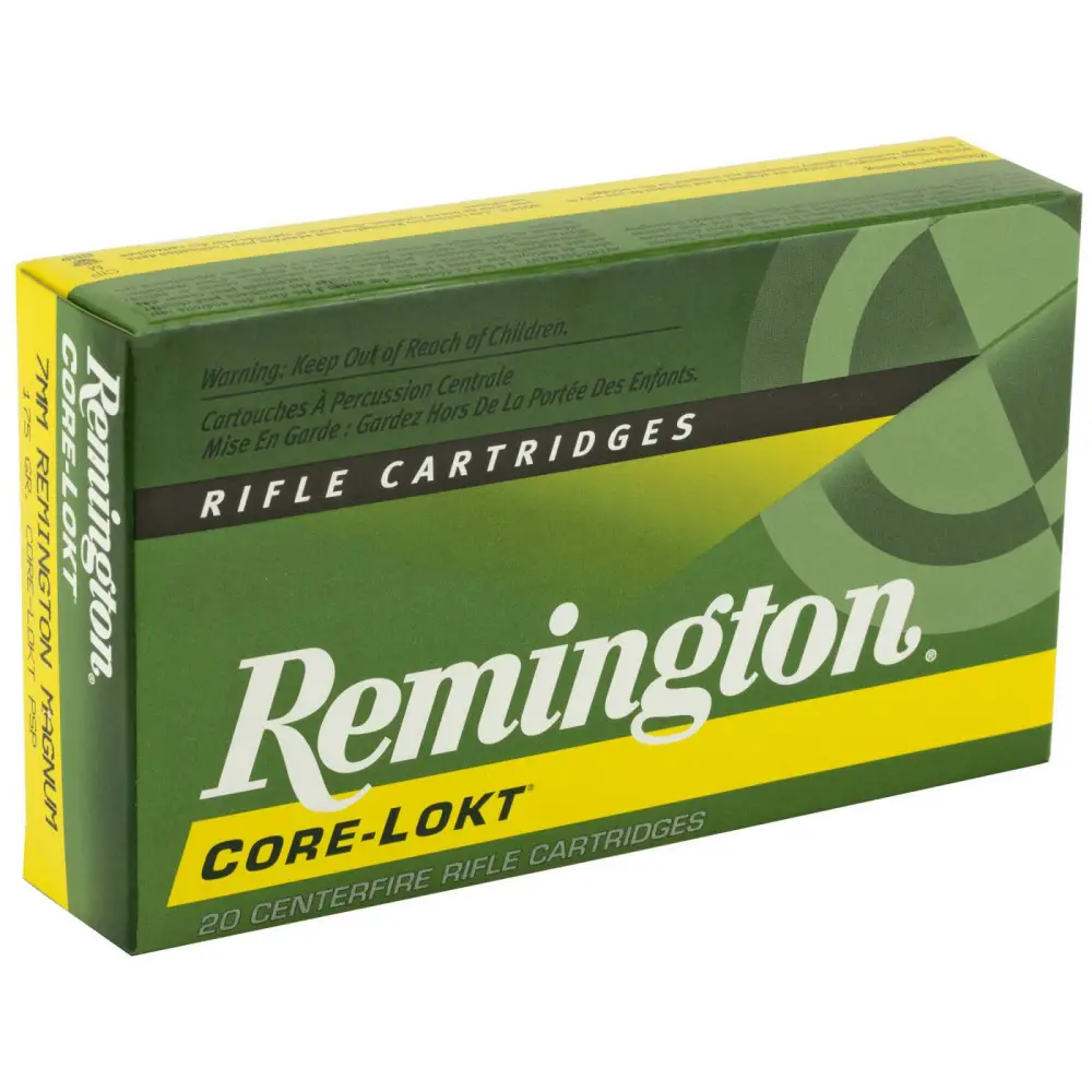 REMINGTON R7MM3 7MM REM MAG 175GR CORE-LOKT PSP 20 RD/BX 10 BX/CS