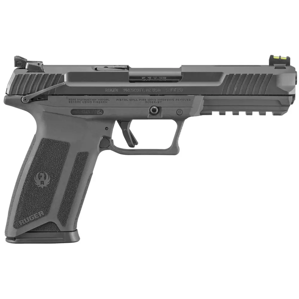 RUGER-5.7 X 28 4.9″ PISTOL BLK/BLK 20+1 MS