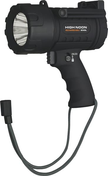 BROWNING HIGH NOON LED SPOTLT - 850 LUMENS RECHARGEABLE BLACK