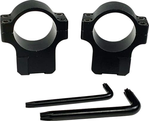 CZ 457 1″ ALUMINUM SCOPE RINGS – 11MM DOVETAIL MATTE BLACK