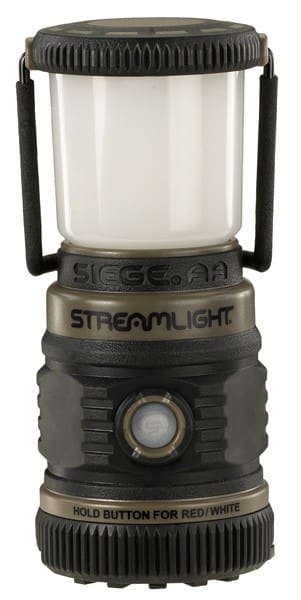 STREAMLIGHT SIEGE AA BATTERY – LANTERN WHITE LED & RED LED