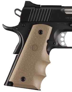 HOGUE GRIPS COLT GOVT MODEL – W/FINGER GROOVES FDE