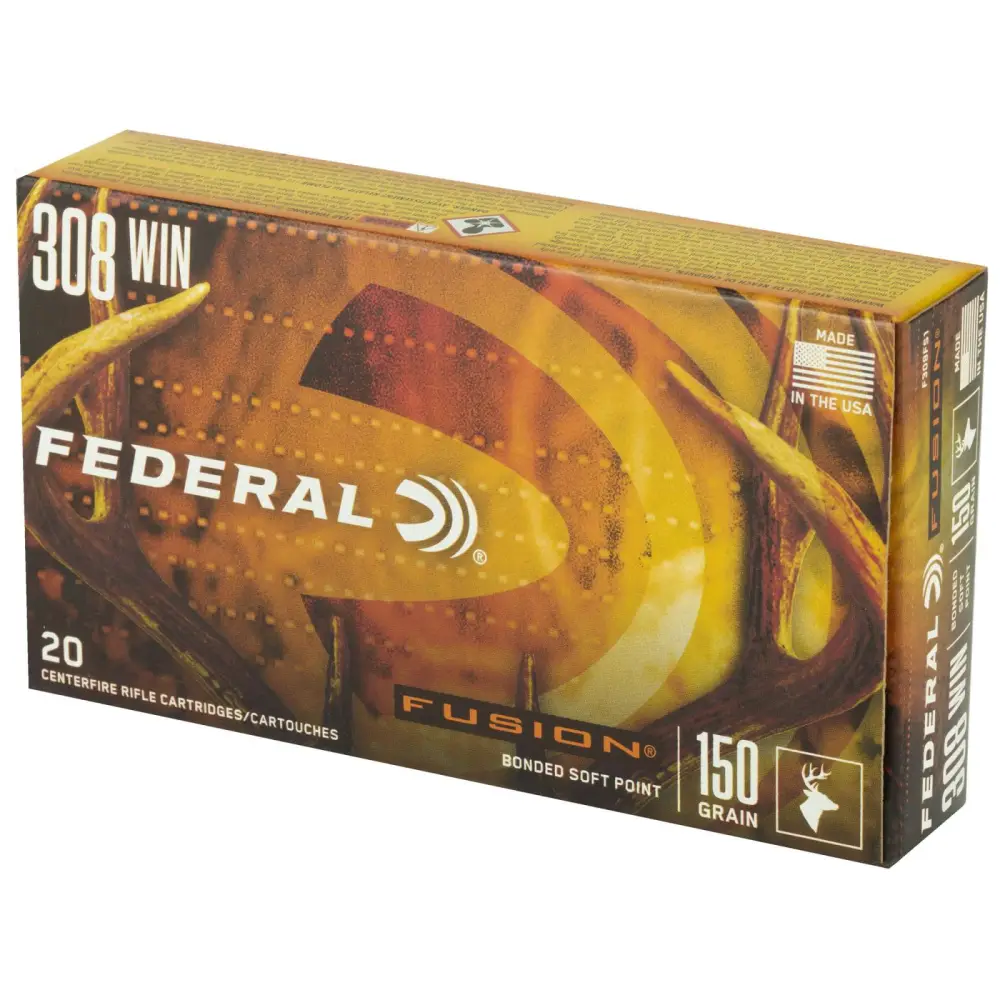 FEDERAL 308 WIN 150GR FUSION 20 RD/BX 10 BX/CS - Image 2