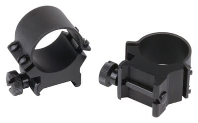 WEAVER RINGS DETACHABLE TOP – MOUNT SURE-GRIP 1″ HIGH BLACK