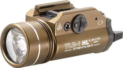 STREAMLIGHT TLR-1 HL C4 WHITE – LED LIGHT W/RAIL FDE BROWN