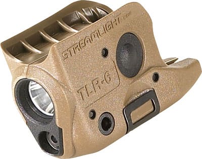 STREAMLIGHT TLR-6 LIGHT/LASER – FOR GLOCK 42/43 FDE BROWN