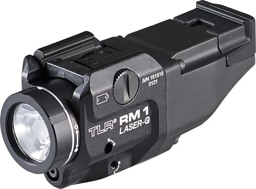 STREAMLIGHT TLR RM 1 LED WITH – GREEN LASER RAIL MOUNT BLACK