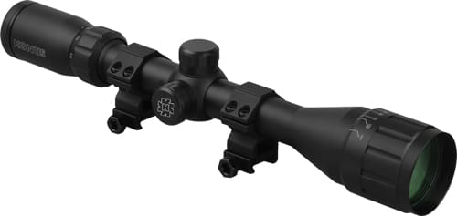 KONUS SCOPE FIGHTER 4-12X40 – W/RINGS AO BDC RETICLE BLACK