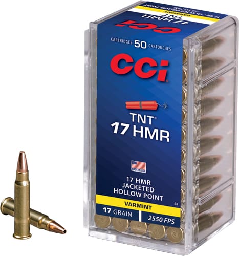 CCI 17HMR 17GR TNT-HP 2550FPS – 50RD 40BX/CS