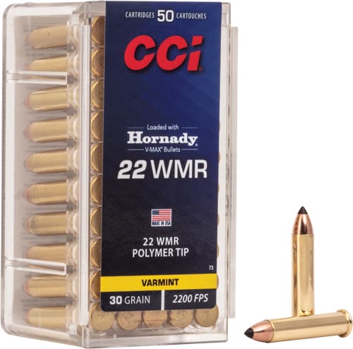 CCI 22WMR 30GR V-MAX 2200FPS – 50RD 40BX/CS