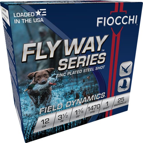 FIOCCHI FLYWAY 12GA 3.5″ #1 – 1470FPS 1-3/8OZ 25RD 10BX/CS