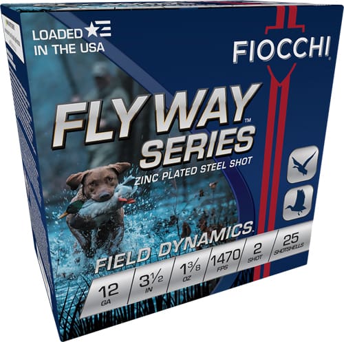 FIOCCHI FLYWAY 12GA 3.5″ – 1-3/8OZ #2 1470FPS 25RD 10BX/C