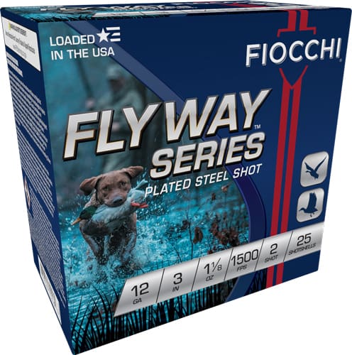 FIOCCHI FLYWAY 12GA 3″ 1-1/8OZ – #2 1500FPS 25RD 10BX/CS