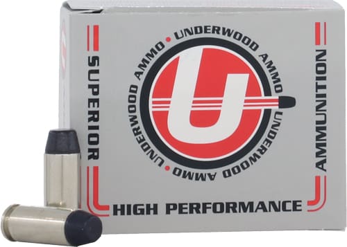 UNDERWOOD 10MM 220GR HARD CAST – LEAD-FN 20RD 10BX/CS