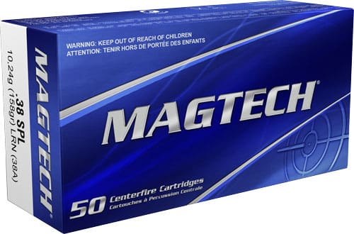 MAGTECH 38 SPECIAL 158GR – LEAD-RN 50RD 20BX/CS