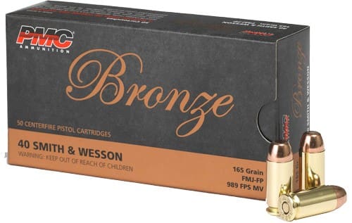 PMC 40 SW 165GR FMJ-FP – 50RD 20BX/CS