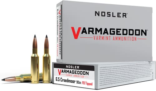 NOSLER VARMAGEDDON 6.5 CM – 90GR FBT 20RD 10BX/CS
