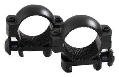 TRADITIONS RINGS 1″ WEAVER – MEDIUM MATTE BLACK