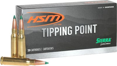 HSM 7MM-08 REM 165GR GAME – CHANGER 20RD 25BX/CS