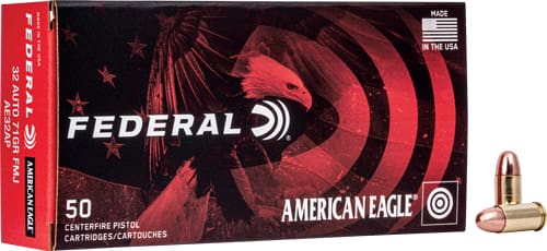 FEDERAL AE 25ACP 50GR FMJ – 50RD 20BX/CS