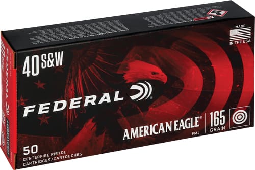 FEDERAL AE 40 SW 165GR FMJ-TC – 50RD 20BX/CS