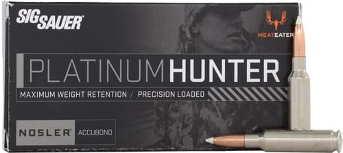 SIG AMMO 6.5CM 140GR PLANTINUM – HUNTER ACCUBOND 20RD 10BX/CS