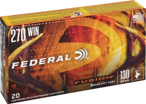 FEDERAL FUSION 270 WIN 130GR – FUSION 20RD 10BX/CS