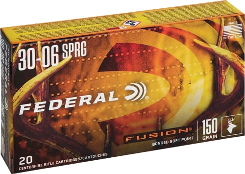 FEDERAL FUSION 30-06 150GR – FUSION 20RD 10BX/CS