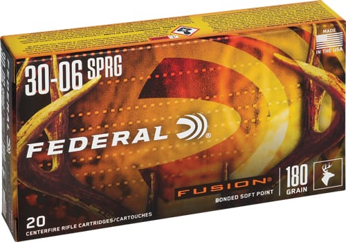 FEDERAL FUSION 30-06 180GR – FUSION 20RD 10BX/CS