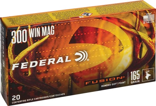 FEDERAL FUSION 300 WIN MAG – 165GR FUSION 20RD 10BX/CS