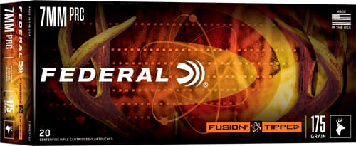FEDERAL FUSION 7MM PRC 175GR – TIPPED FUSION 20RD 10BX/CS