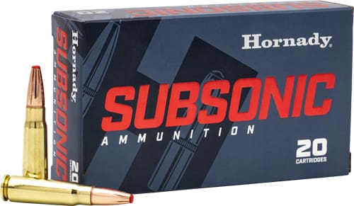 HORNADY SUBSONIC 30-30 WIN – 175GR SUB-X 20RD 10BX/CS