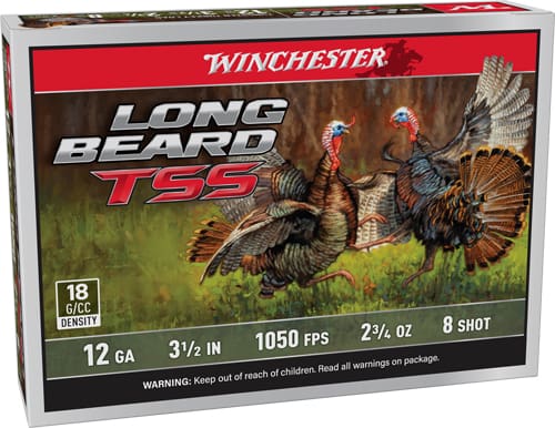 WINCHESTER LONG BEARD TSS 12GA – 3.5″ 2 3/4OZ #8 5RD 10BX/CS
