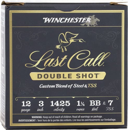 WINCHESTER LAST CALL 12GA 3″ – 1-1/4OZ #BB & #7 25RD 10BX/CS
