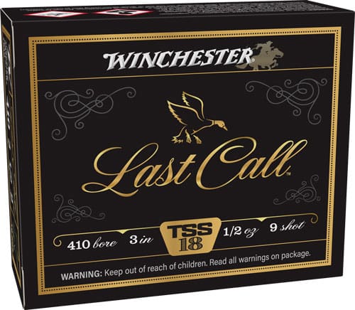 WINCHESTER LAST CALL TSS 410 – 3″ 1/2OZ #9 10RD 10BX/CS