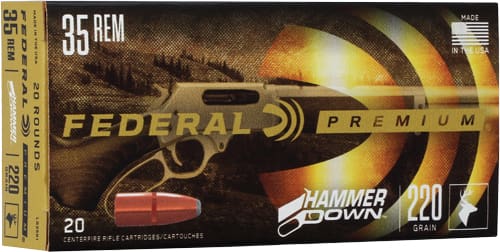 FEDERAL HAMMER DOWN 35 REM – 220GR JSP 20RD 10BX/CS