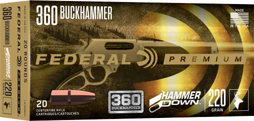 FEDERAL HAMMER DOWN 360 – BUCKHAMMER 220G JSP 20RD 10B/C