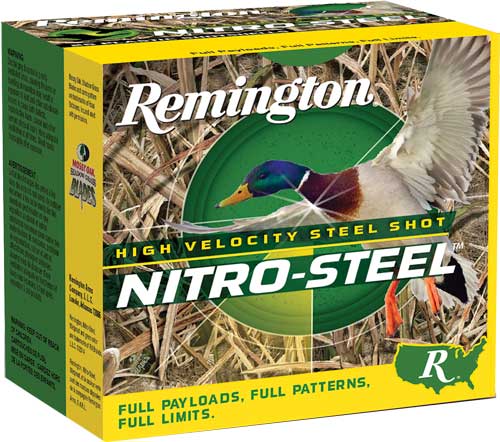 REMINGTON NITRO-STEEL 12GA 3″ – #3 1-1/4OZ 1450FPS 25RD 10BX/C