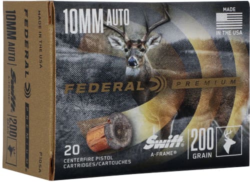 FEDERAL 10MM 200GR A-FRAME JHP – 20RD 10BX/CS
