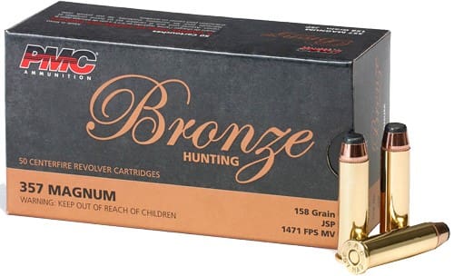 PMC 357 MAG 158GR JSP – 50RD 20BX/CS