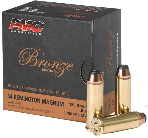 PMC 44 REM MAG 180GR JHP – 25RD 20BX/CS