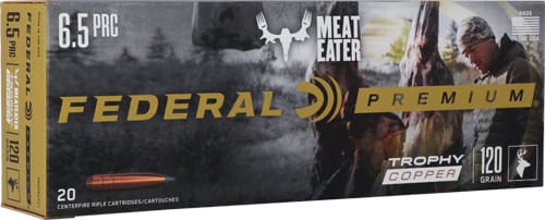 FEDERAL PREMIUM 6.5 PRC 120GR – TROPHY COPPER 20RD 10BX/CS