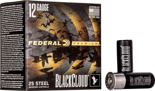 FEDERAL BLACK CLOUD 12GA 2.75″ – 1-1/8OZ #2 1500FPS 25RD 10BX/C