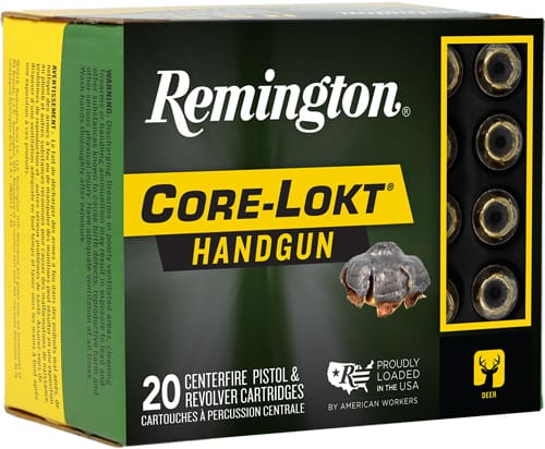 REMINGTON 10MM 200GR – CORE-LOKT JHP 20RD 10BX/CS