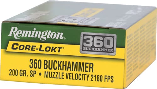 REMINGTON 360 BUCKHAMMER 200GR - CORE-LOKT SP 20RD 10BX/CS - Image 2