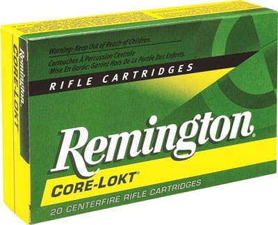 REMINGTON 7MM RUM 150GR – CORE-LOKT PSP 20RD 10BX/CS