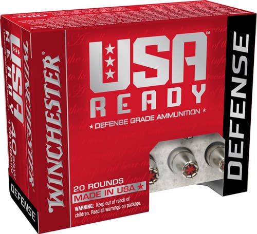 WINCHESTER USA READY 40 SW – 170GR JHP 20RD 10BX/CS