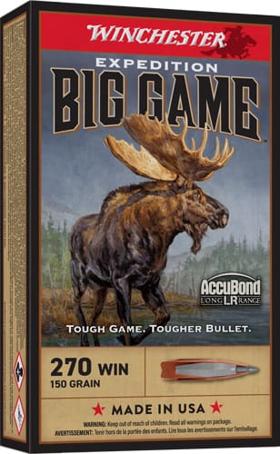 WINCHESTER EXPEDITION 270 WIN – 150GR ACCUBOND LR 20RD 10BX/CS