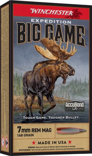 WINCHESTER EXPEDITION 7MM REM – MAG 168GR ACCUBOND 20RD 10BX/C