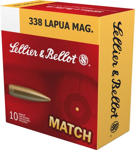 S&B 338 LAPUA MAG MATCH 300GR – BTHP 10RD 10BX/CS